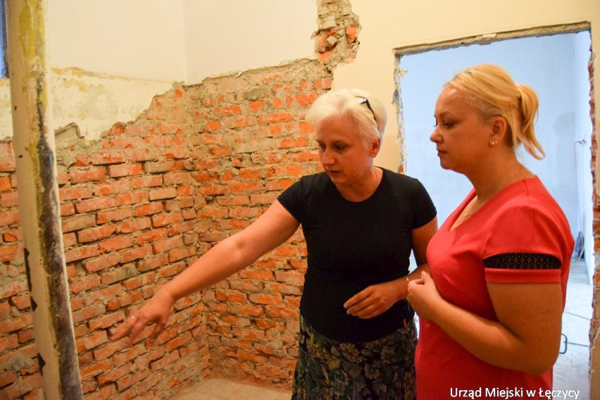 Trwa remont pomieszczeń na potrzeby żłobka w Łęczycy