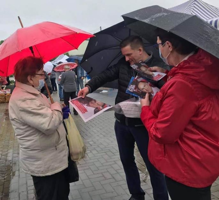 Wybory Radomsko 2020: Kampania wyborcza w Kamieńsku, Gidlach i Żytnie [ZDJĘCIA]