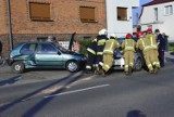 Wypadek w Czaczu na szczęście nie miał poważniejszych konsekwencji, choć na miejsce została wezwana karetka pogotowia [ZDJĘCIA] 