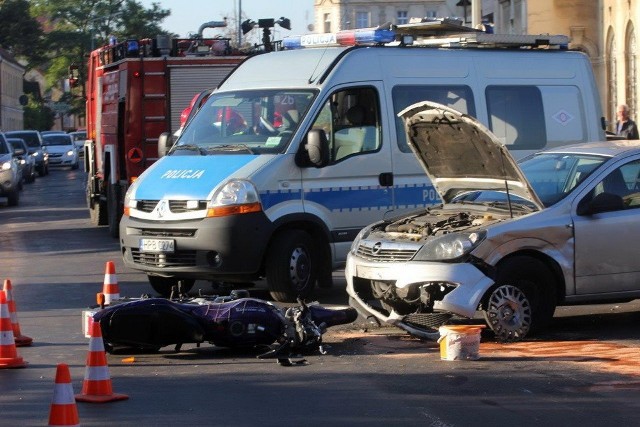 Wypadek na Jaworzyńskiej w Legnicy