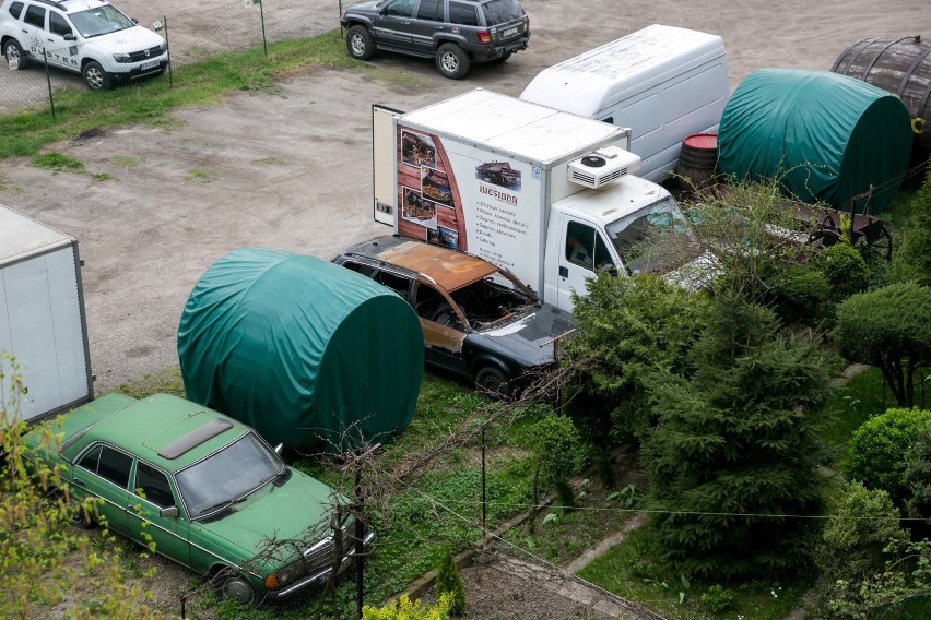 Teren parkingu przy stadionie Clepardii