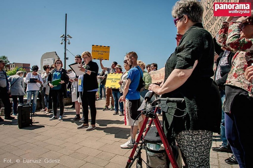 Wałbrzych: Protest przeciw dyskryminacji osób niepełnosprawnych