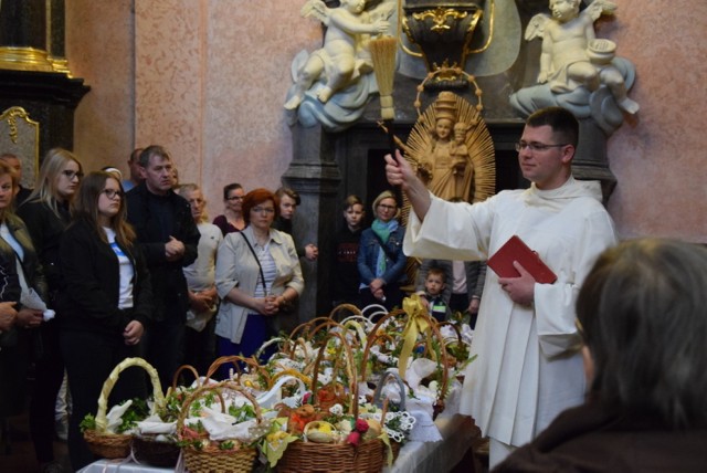 Święcenie pokarmów na Jasnej Górze 20.04.2019.