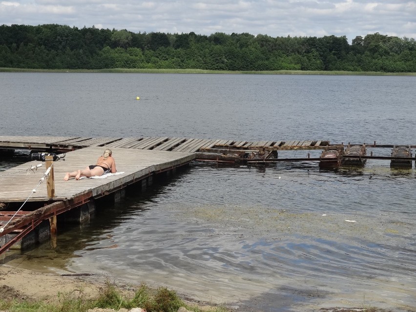 Tak, tak. To plaża na ośrodku ,,Archimedes'' na Głębokim.