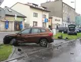 Wypadek w Oświęcimiu. Kierowca zasnął za kierownicą! [ZDJĘCIA]