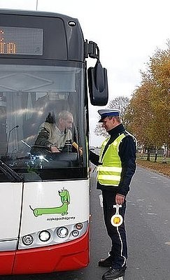 kontrola autobusów w Siemianowicach