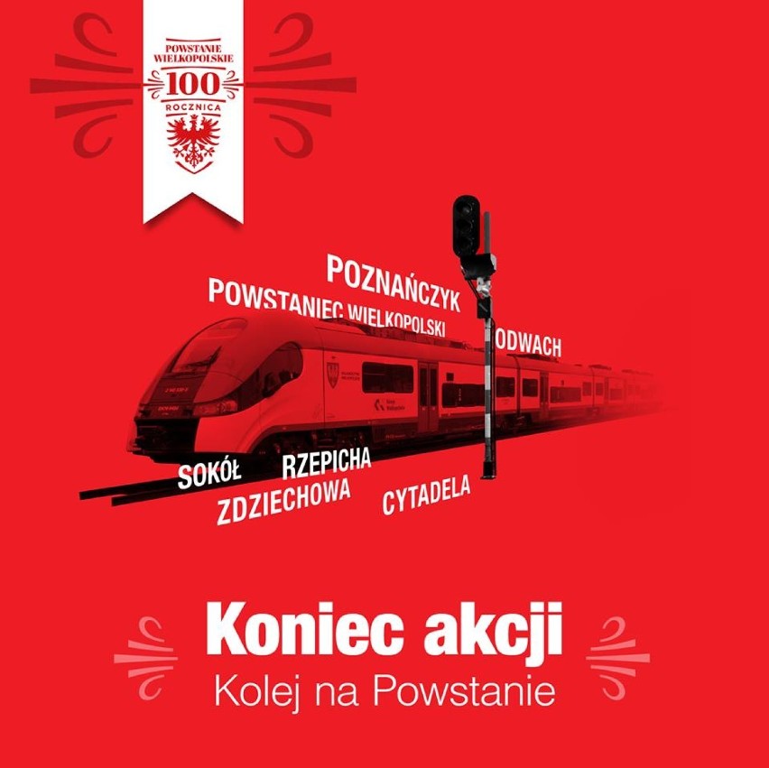 Zakończyła się akcja „Kolej na Powstanie!”, w której...