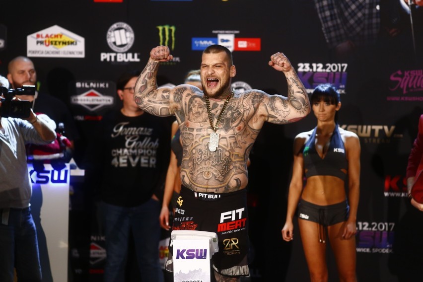 Gorąco na ważeniu przed KSW 41. Popek i Oświeciński blisko...