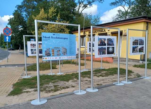 Plenerowa wystawa dotycząca rewitalizacji włocławskiego Śródmieścia