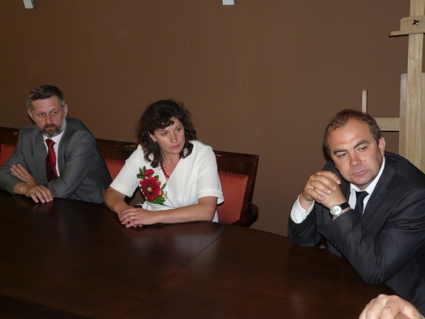 Ukraińska delegacja w Radomsku