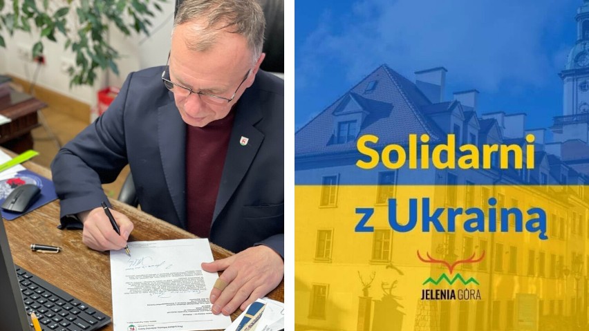 Jelenia Góra solidarna z Ukrainą
