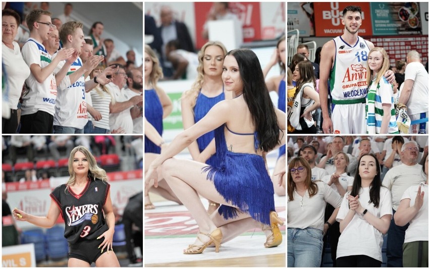 Kibice i cheerleaderki podczas meczu Anwil Włocławek - Grupa...