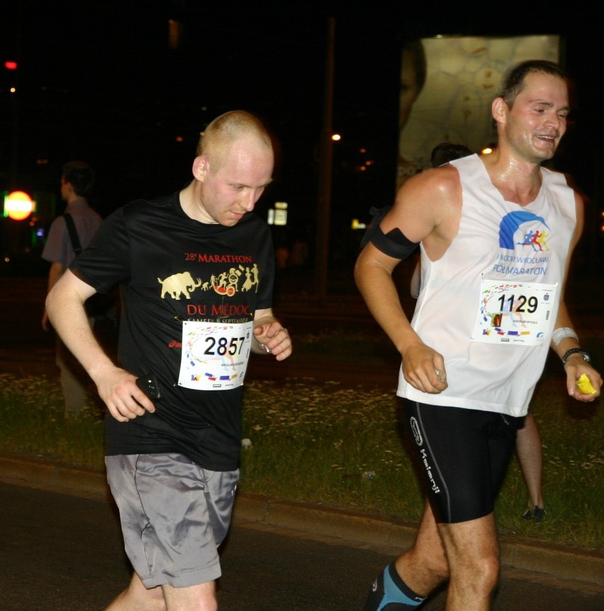 Nocny półmaraton we Wrocławiu - nielegalny