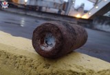 Krasnystaw. Na terenie cukrowni wśród buraków znaleziono pocisk artyleryjski z II Wojny Światowej