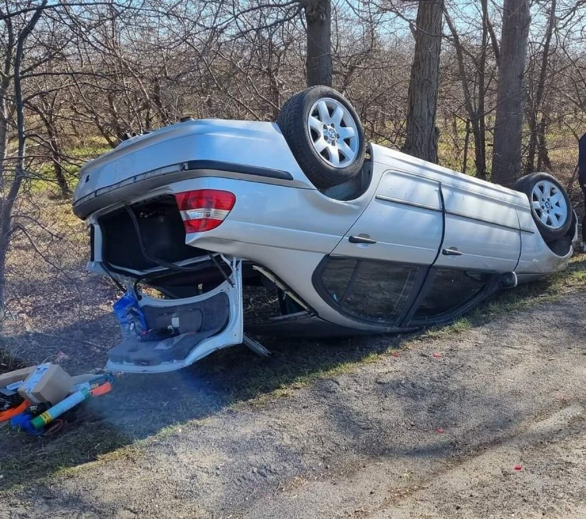 Wypadek BMW w powiecie włocławskim