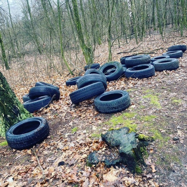 Szałe zmienia się w dzikie wysypisko śmieci