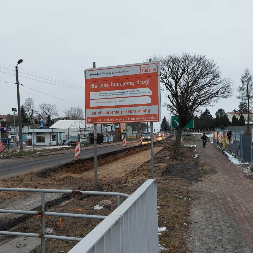Trwa przebudowa dróg nr 726 i 713 w Opocznie. Zaglądamy na plac budowy ZDJĘCIA