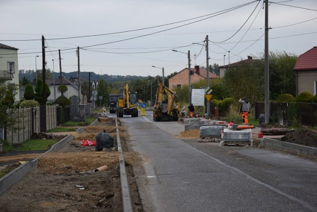 Remont ulicy Myśliwskiej, łączącej Zawiercie z Porębą