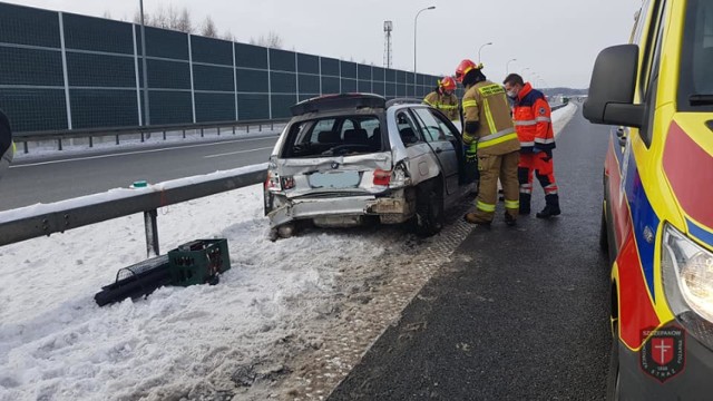 Do karambolu doszło na wysokości MOP Mokrzyska