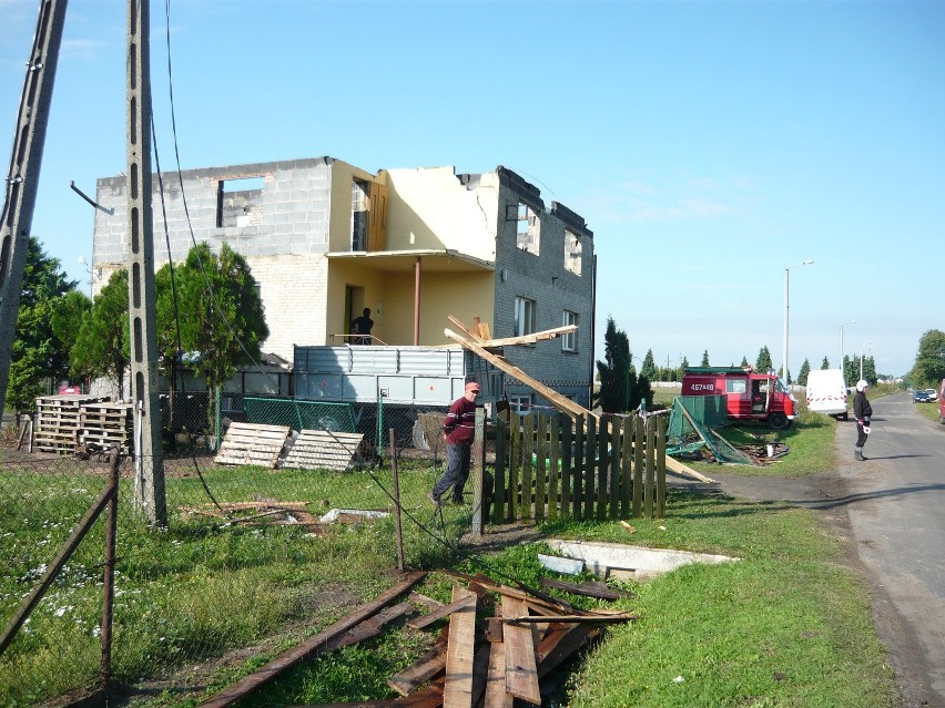 Powiat wieruszowski: Wichura niszczyła i raniła