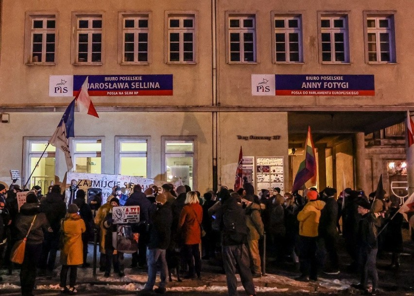 Protest w sprawie aborcji w Gdańsku 28.01.2021