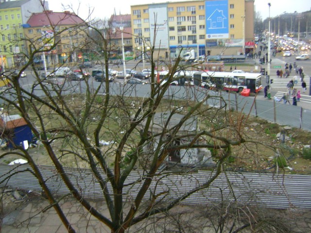 Panorama skrawka centrum Szczecina