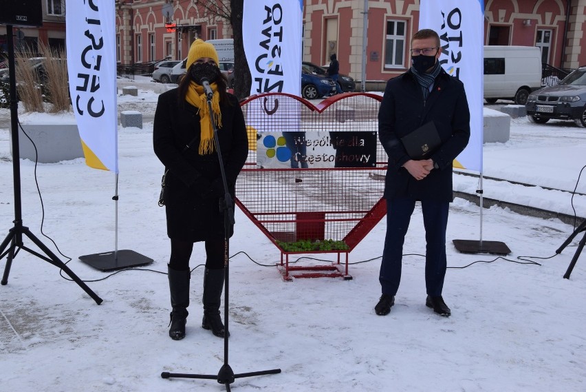 Eko-serce ustawiono na Placu Biegańskiego w...