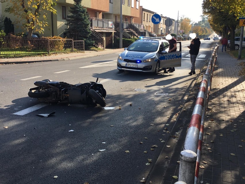 Wypadek na skrzyżowaniu ulic Lipowej i Reja w Pleszewie