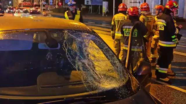 Wypadek na ulicy Górnośląskiej w Kaliszu