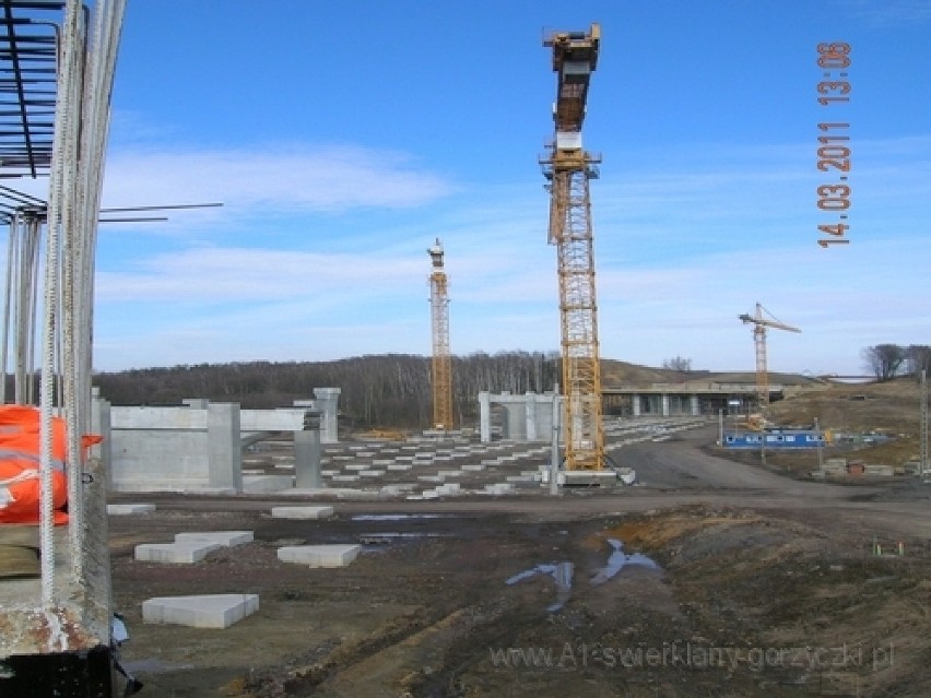 Początki budowy A1 na odcinku Świerklany - Gorzyczki
