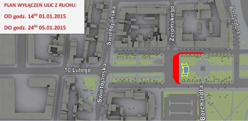 Sylwester z Polsatem w Gdyni. Organizacja ruchu 31.12.2014 r. [MAPA,PLAN IMPREZY]