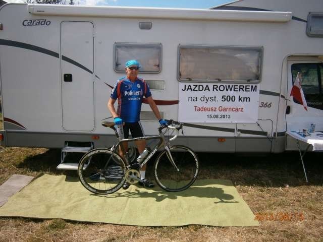 Tadeusz Garncarz przejechał 510 km w niespełna 17 godzin
