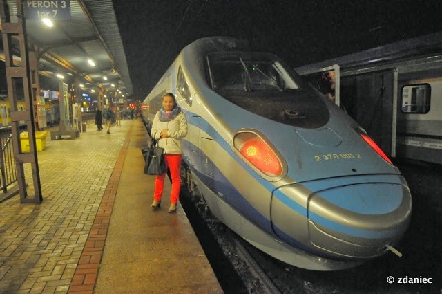 Pendolino w Gliwicach - ten pociąg robi wrażenie!