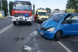 Wypadek na ulicy Wrocławskiej w Kaliszu. Sprawczyni straciła prawo jazdy. ZDJĘCIA