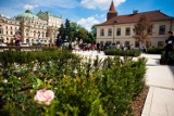 W Krakowie można już przysiąść na ławce na odmienionym placu Świętego Ducha, z widokiem na Teatr Słowackiego