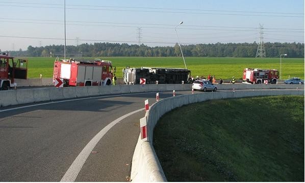 Kolejna ciężarówka blokowała autostradę A4. Tym razem w stronę Katowic [ZDJĘCIA]