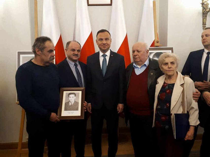 Uroczystość w Pałacu Prezydenckim z udziałem delegacji z...