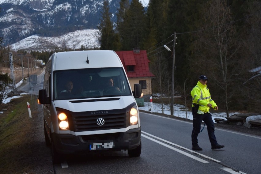 Kontrole sanitarne na granicy w Jurgowie (PL-SK) 11.03.2020