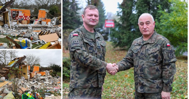 Major Andrzej Dołęcki ze sztabu 14 Zachodniopomorskiej Brygady Obrony Terytorialnej jako pierwszy działał na miejscu tragedii.