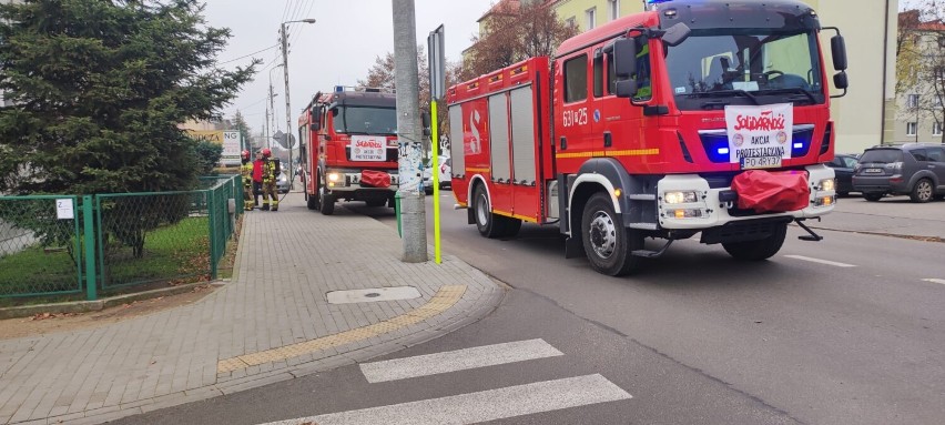 Straż pożarna została wezwana do kolejnego pożaru samochodu w Wągrowcu 