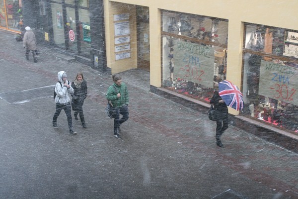 Burza śnieżna przeszła nad Rybnikiem [FOTO]