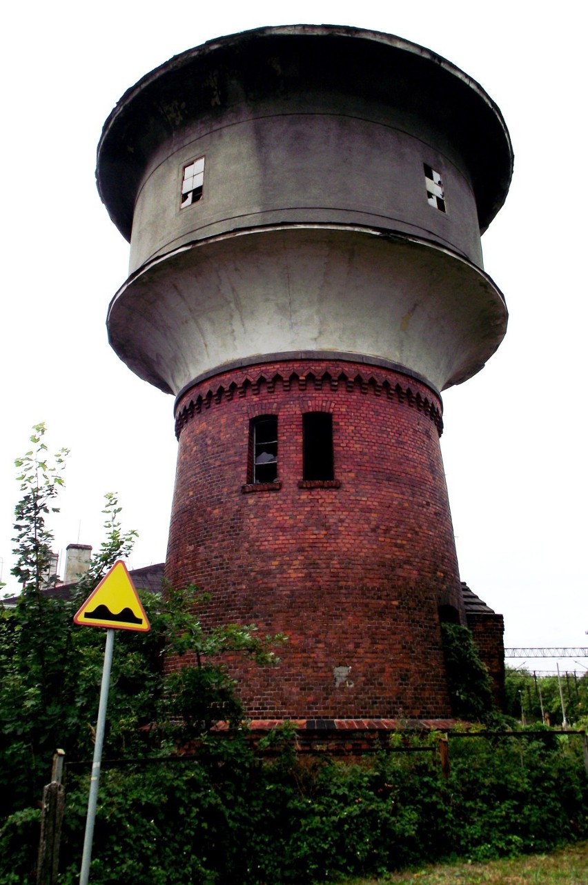 Kolejowa wieża ciśnień wybudowana ok. 1911 r.