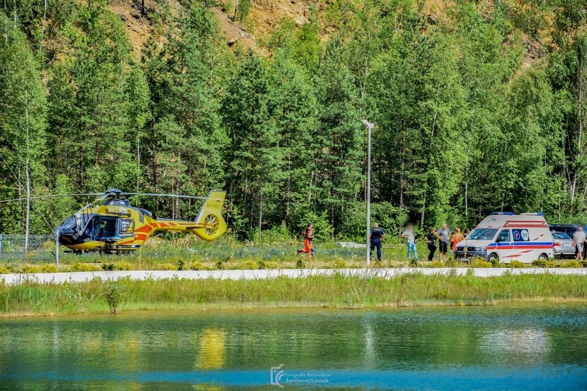 Do bazy nurkowej Marina Diving obok Parku Gródek wezwano...