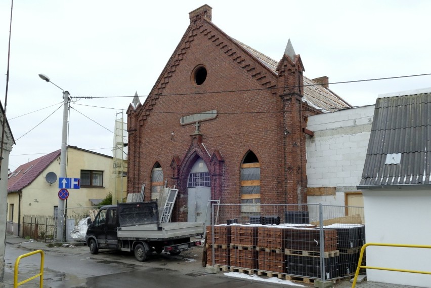 Trwa remont kościoła ewangelickiego przy ulicy Rybackiej w...