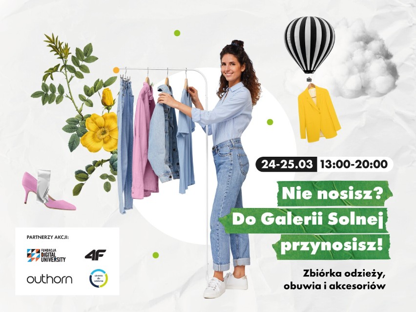 Inowrocław. Firma Ubrania do Oddania organizuje zbiórkę w Galerii Solnej. Wpływy pójdą na wsparcie młodych kobiet w trudnej sytuacji