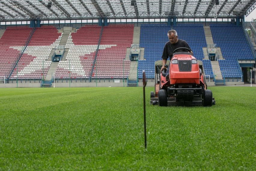 Mecz Polska-Litwa. Na stadionie Wisły Kraków położono nową trawę [ZDJĘCIA]