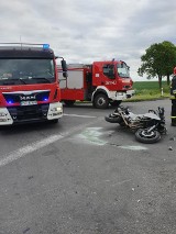 Gmina Ostroróg Dwa motocykle zderzyły się na skrzyżowaniu