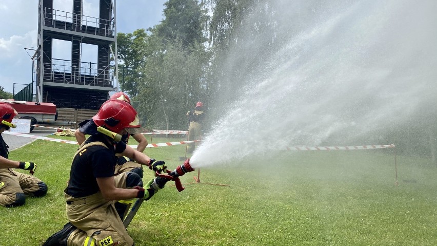Ćwiczenia wolsztyńskich strażaków z dziedziny zwalczania pożarów [ZDJĘCIA]