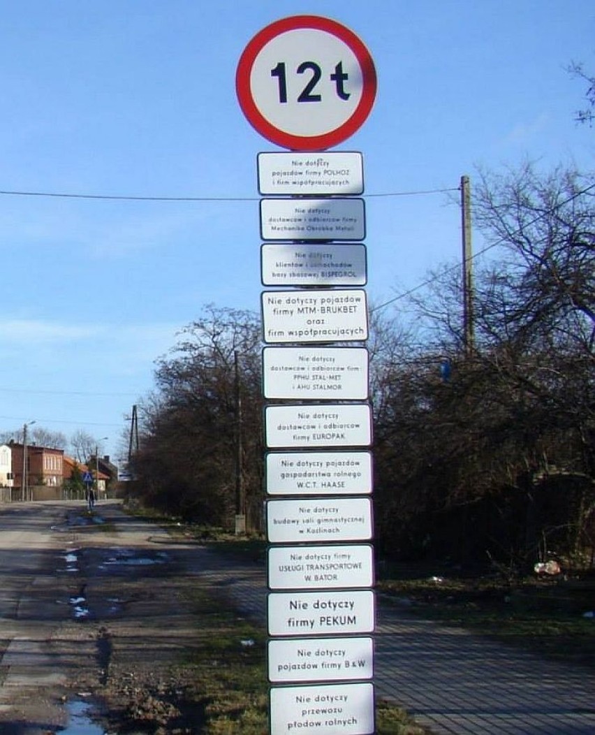 Absurdy drogowe w Polsce