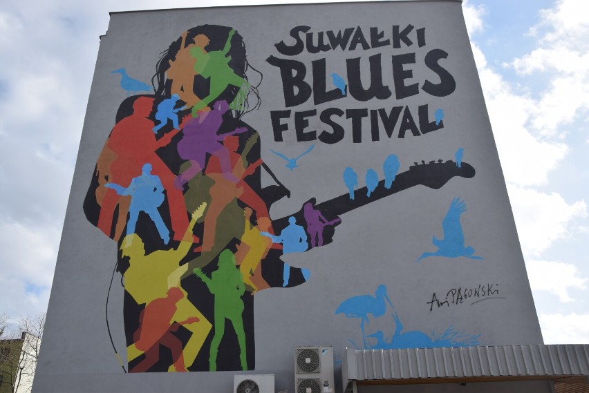 Blues Festival - to mural, który powstał z okazji 12-tej...